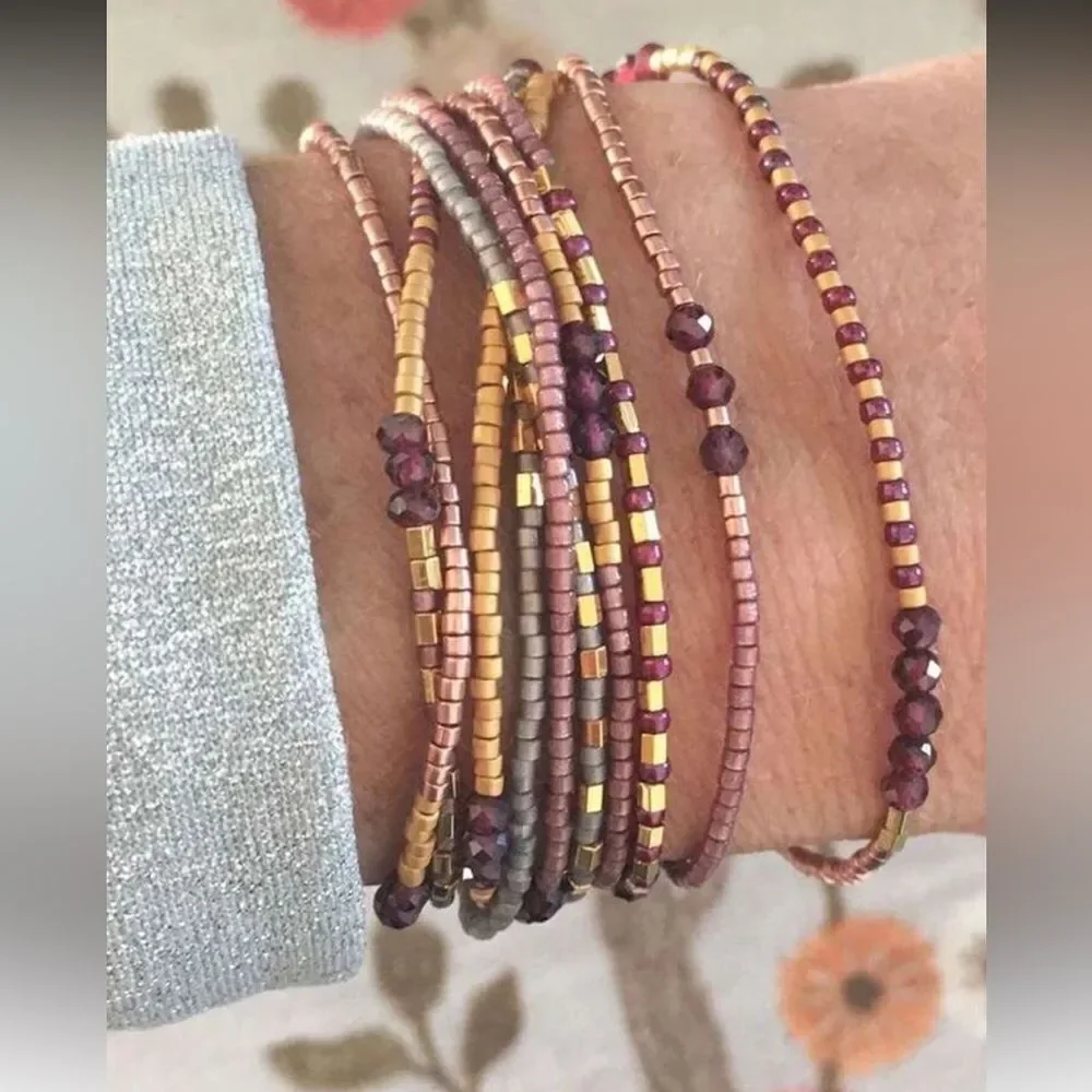 Beaded Bracelet Set #1699